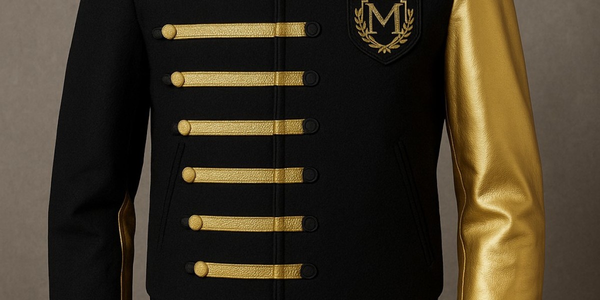 Step Into Iconic Style: Michael Jackson Black and Gold Jacket