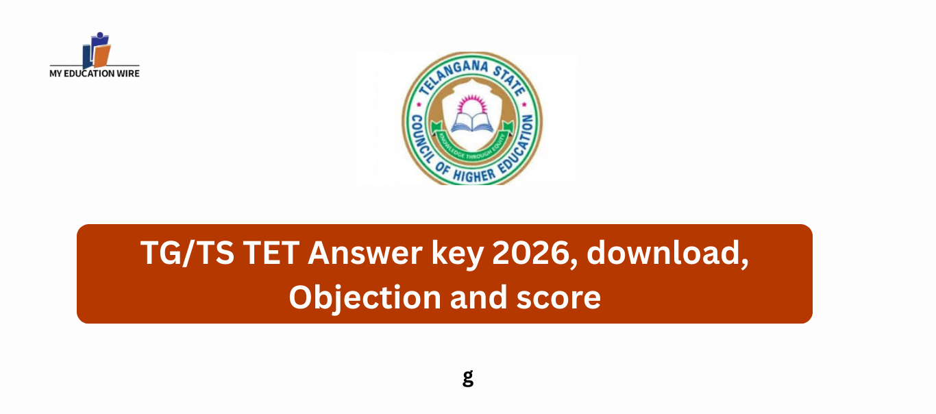 TG/TS TET Answer key 2026