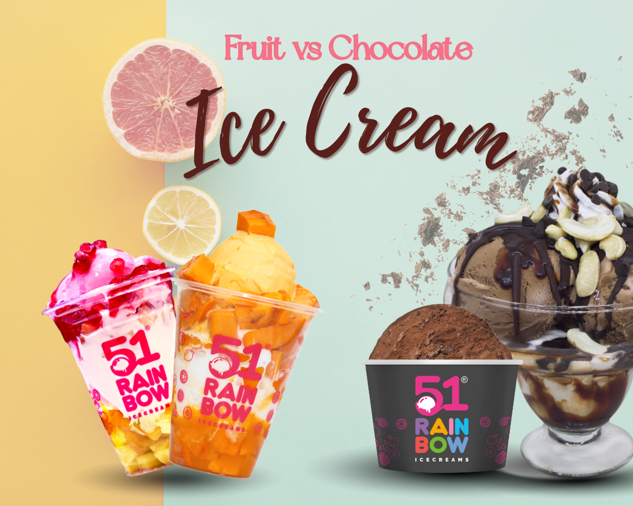 Best Ice Cream Flavors in India Loved by Indians: Fruit vs Chocolate - 51 Rainbow Icecream