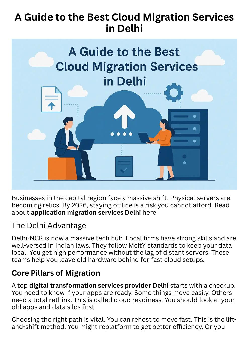 CopyA Guide to the Best Cloud Migration Services in Delhi
