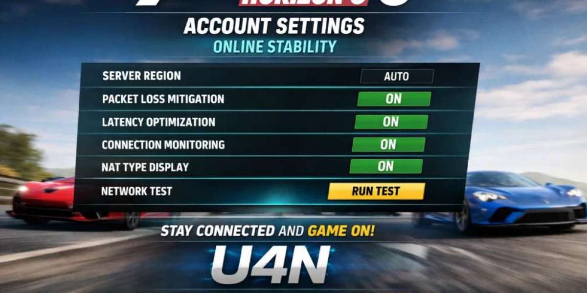 Forza Horizon 6 Account Settings for Online Stability