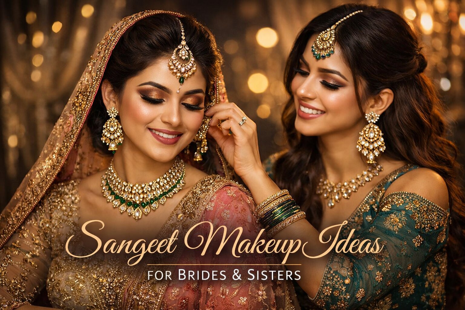 Sangeet Makeup Ideas for Brides and Sisters - Blog