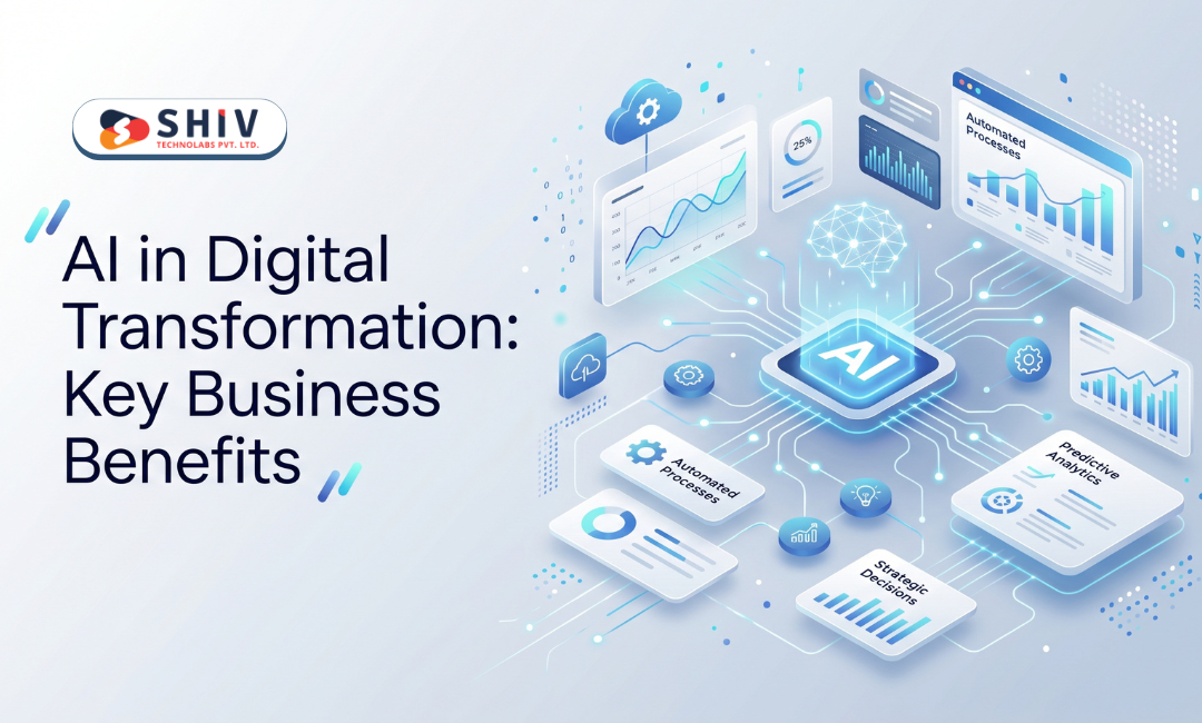 How AI and Cloud Drive Digital Transformation for Modern Businesses – #1 Mobile App Development Blogs by Shiv Technolabs