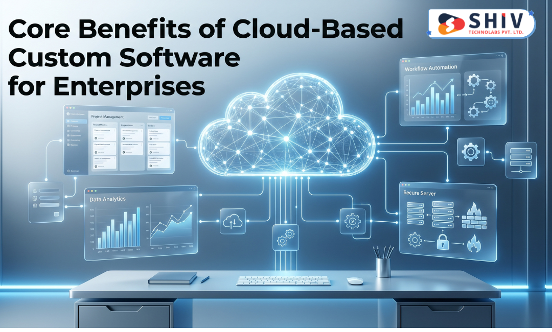 Cloud-Based Custom Software Solutions: Benefits for Modern Enterprises – #1 Mobile App Development Blogs by Shiv Technolabs