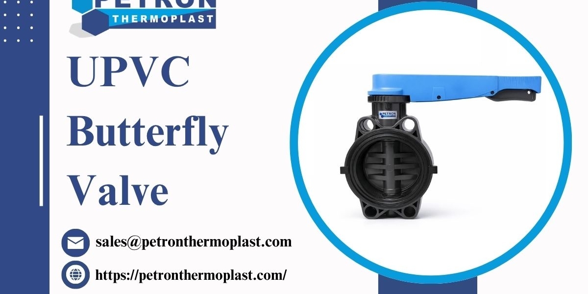Industrial UPVC Butterfly Valve with Exceptional Durability