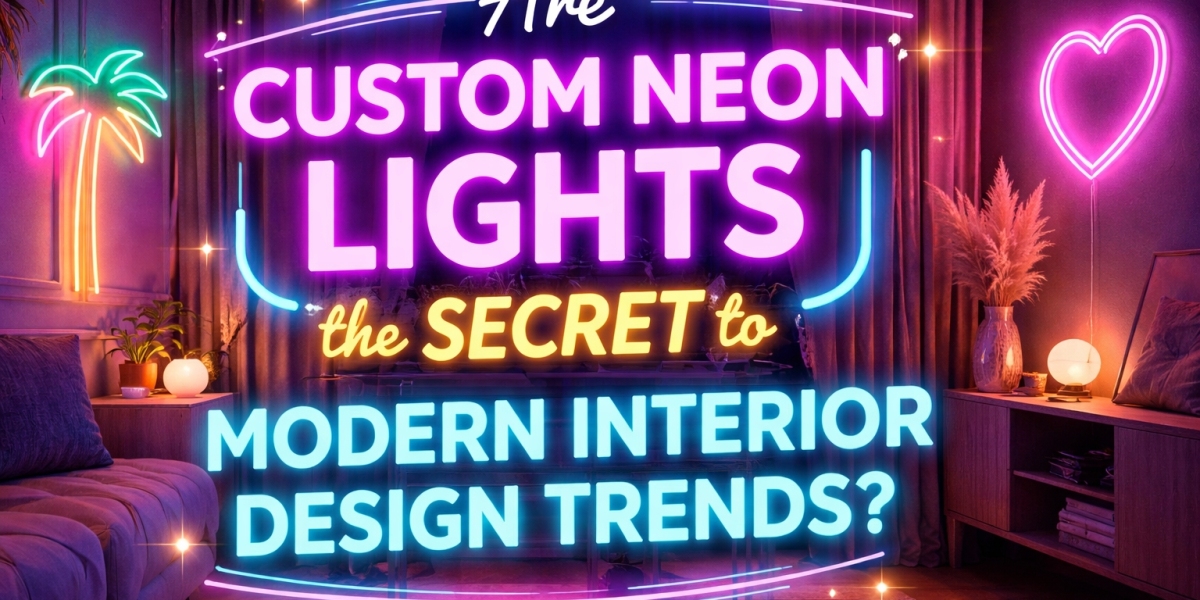 The Power of Custom Neon Lights in Modern Lifestyle and Design?