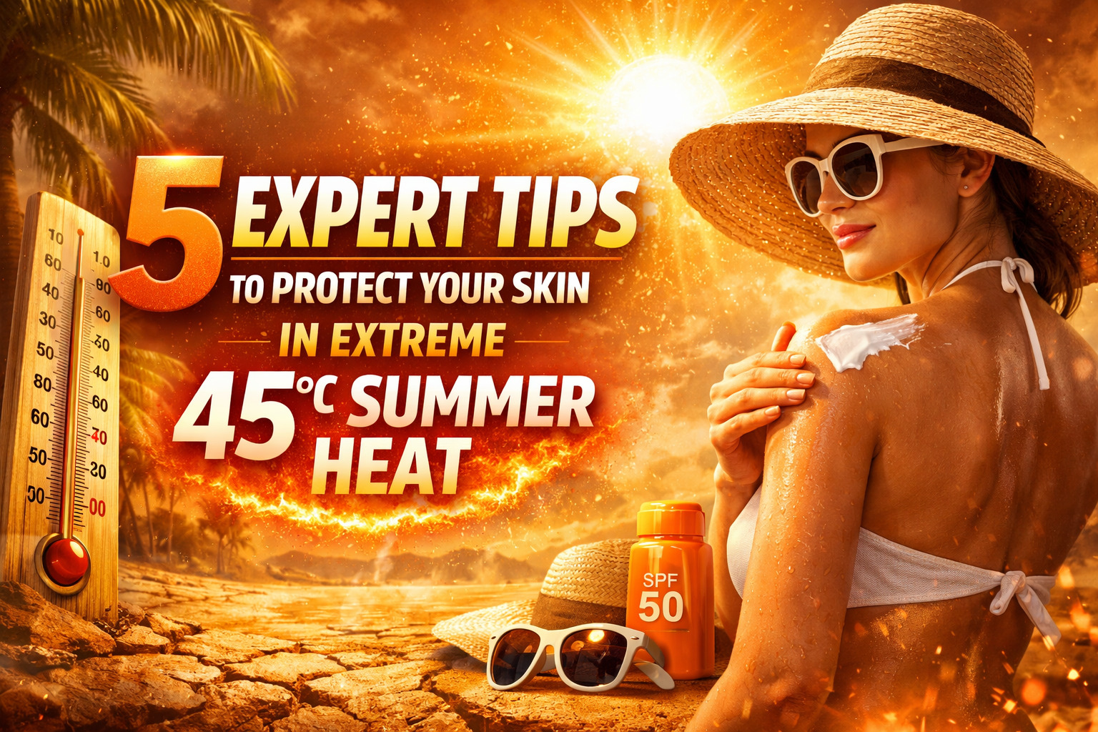 5 Expert Tips to Protect Your Skin in Extreme 45˚C Summer Heat - Blog