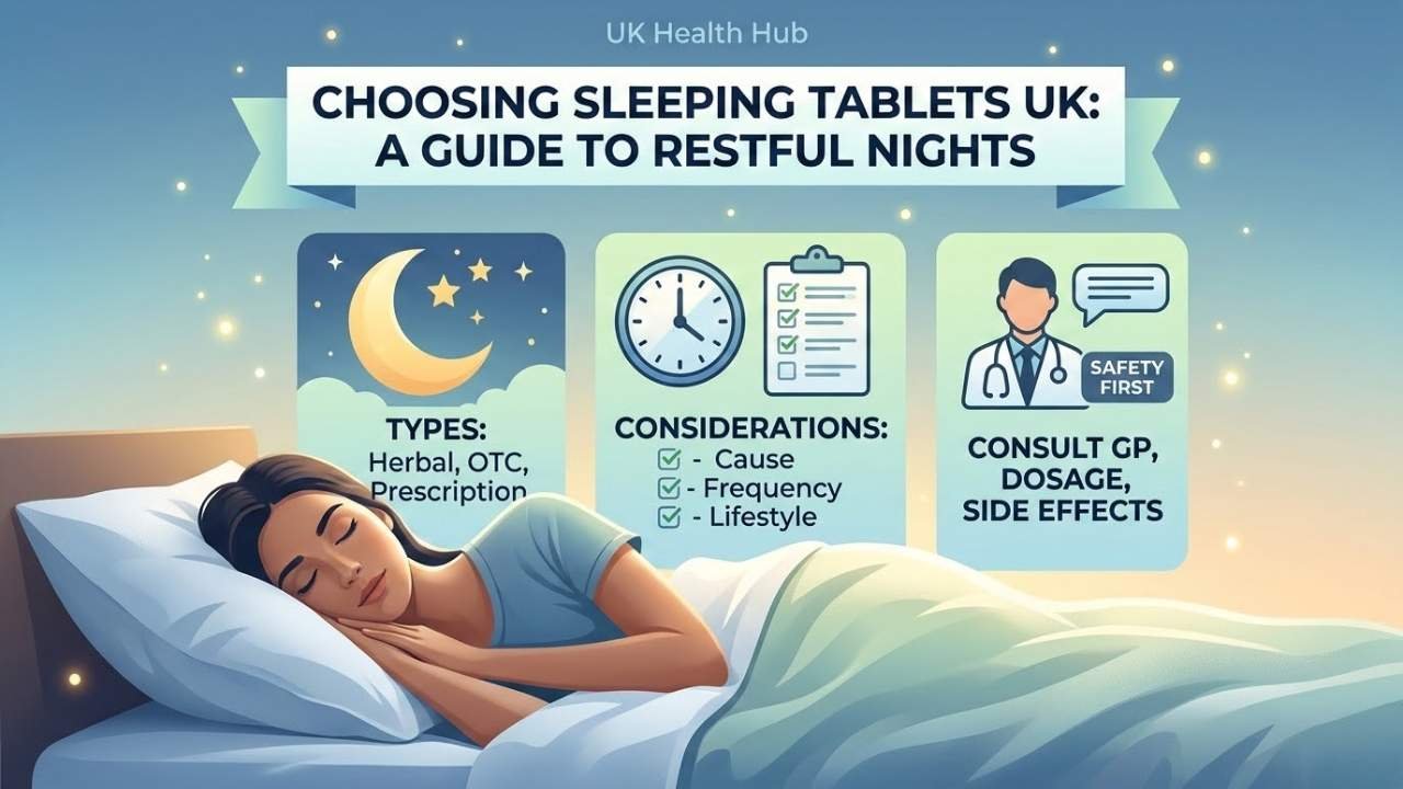 How to Choose the Right Sleeping Tablets UK for Restful Nights