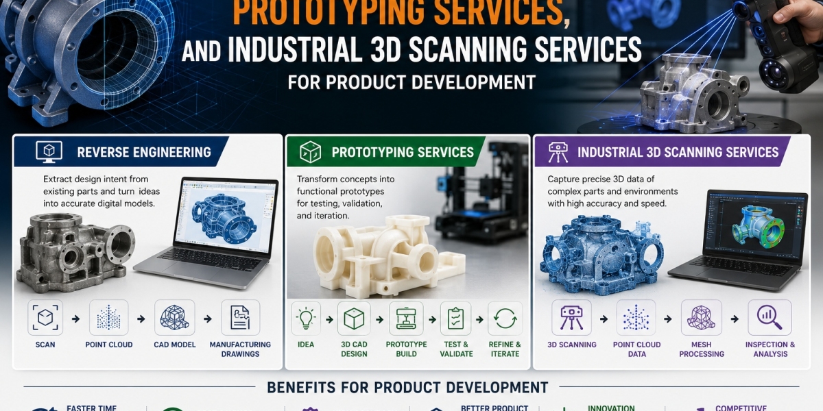 Reverse Engineering, Prototyping Services, and Industrial 3D Scanning Services for Product Design and Manufacturing