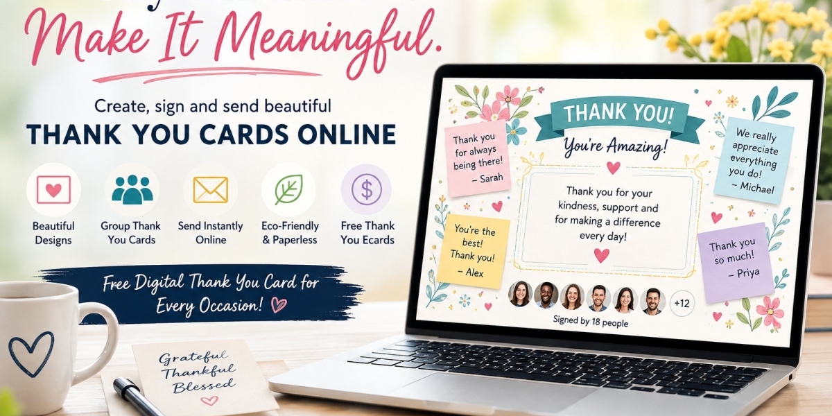 Free Group Thank You Cards Digital & Online Thank You Notes | LovingEcards