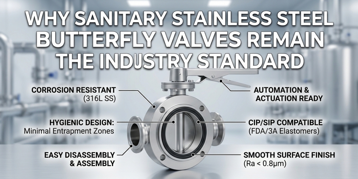 Choosing Sanitary Butterfly Valves for Long-Term Reliability
