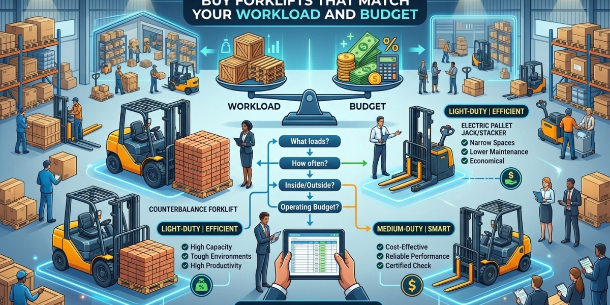 Buy Forklifts That Match Your Workload and Budget