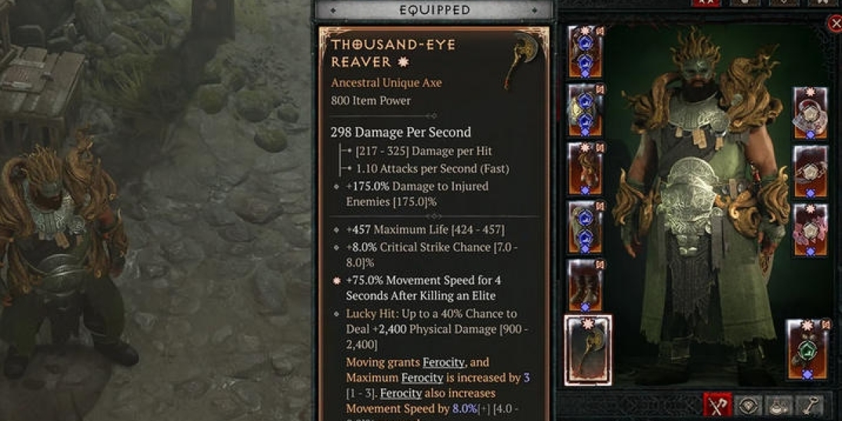 U4GM Diablo 4 Character Gear Guide: Get Powerful Equipment