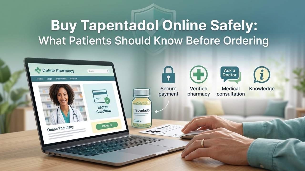 Buy Tapentadol Online Safely: What Patients Should Know
