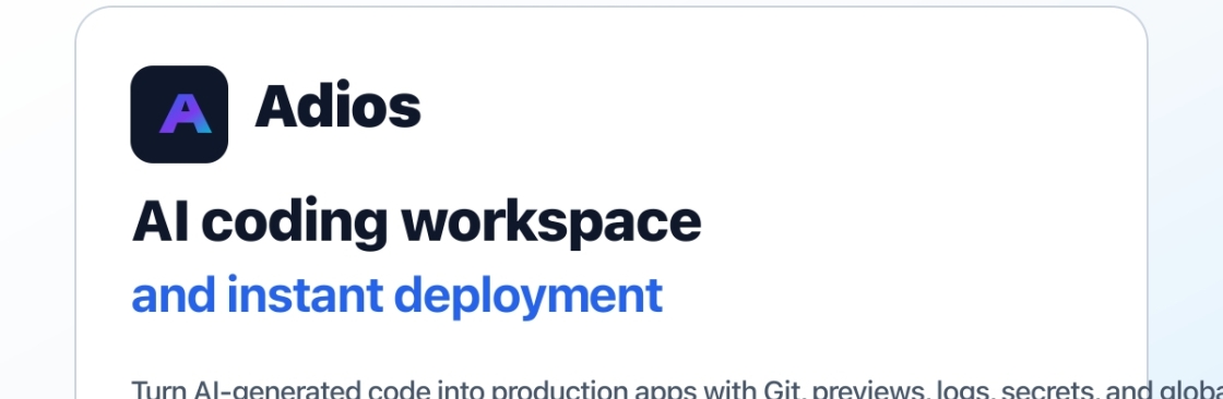 Adios dev Cover Image