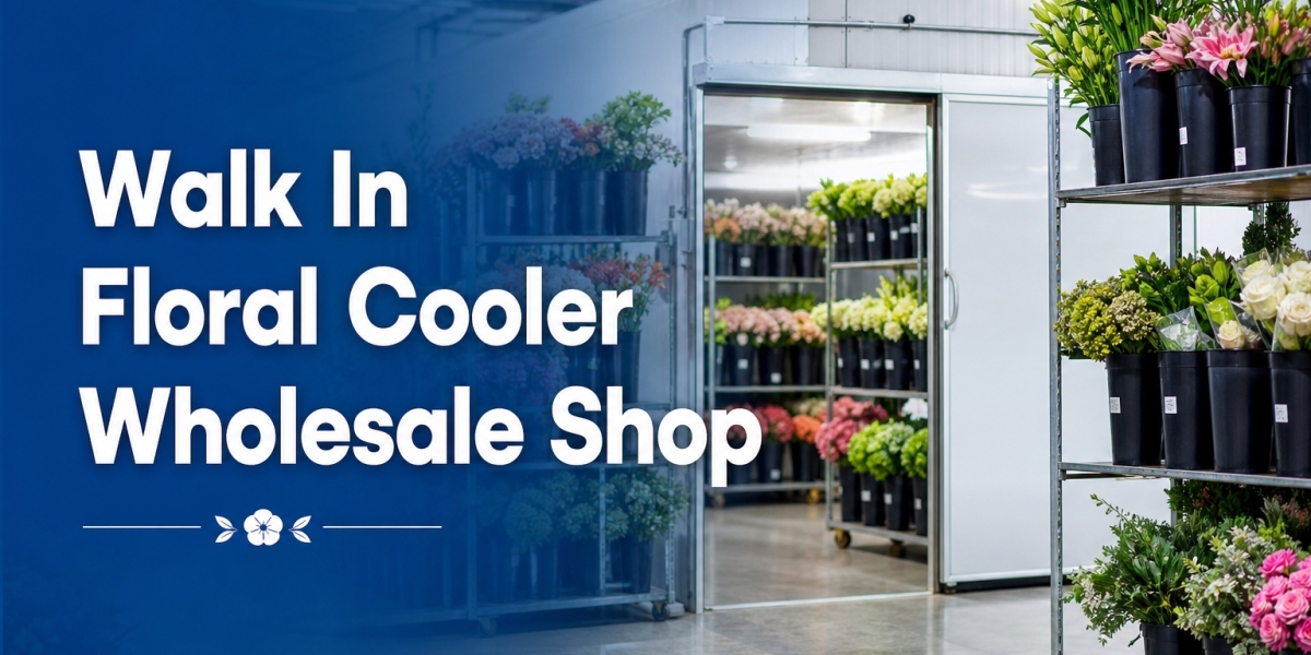 Walk In Floral Cooler Wholesale Shop Receiving and Bucket Density Planning