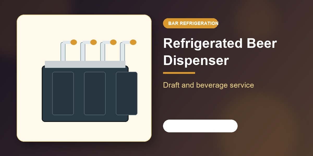 Choosing refrigerated beer dispenser for Foodservice Operations