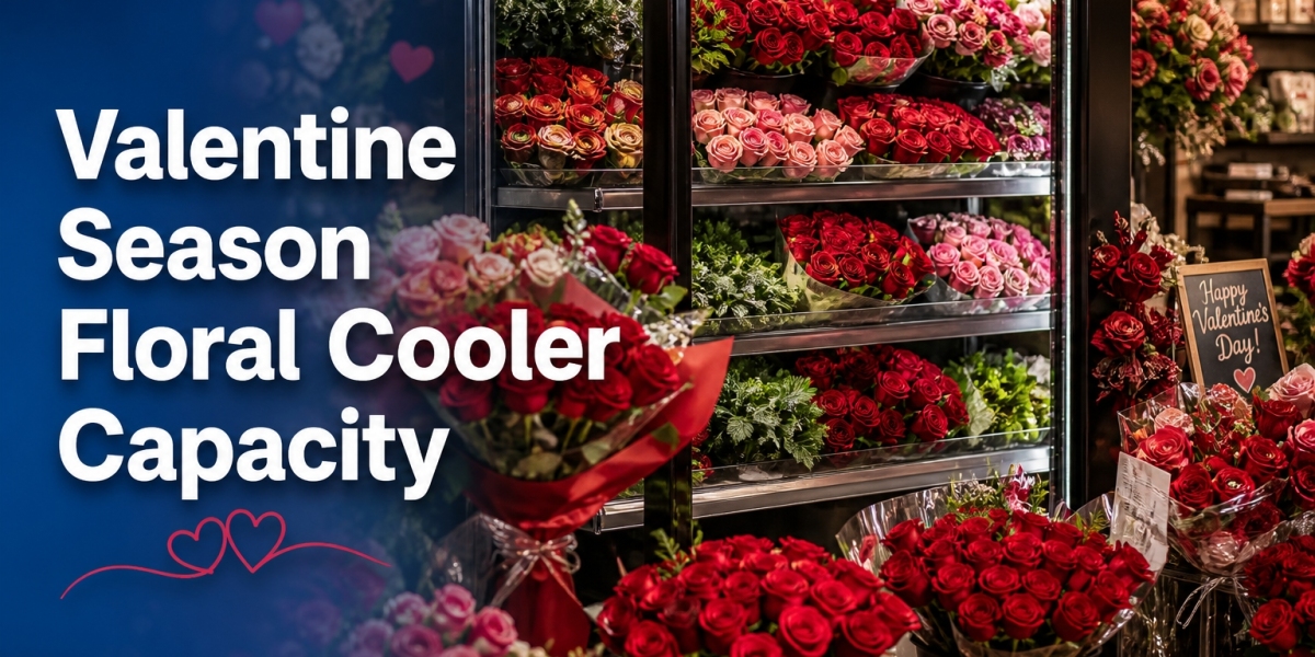 Valentine Season Floral Cooler Capacity Planning for Two-Week Stem Surges