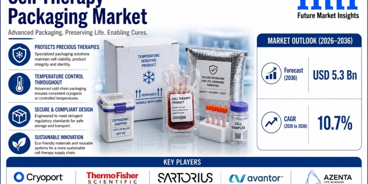 Cell Therapy Packaging Industry Maintains Double-Digit Growth Momentum with a 10.7% CAGR