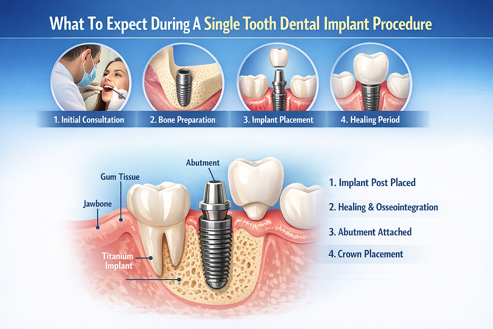 Single Tooth Dental Implant Auckland | Cost & Process | AFD