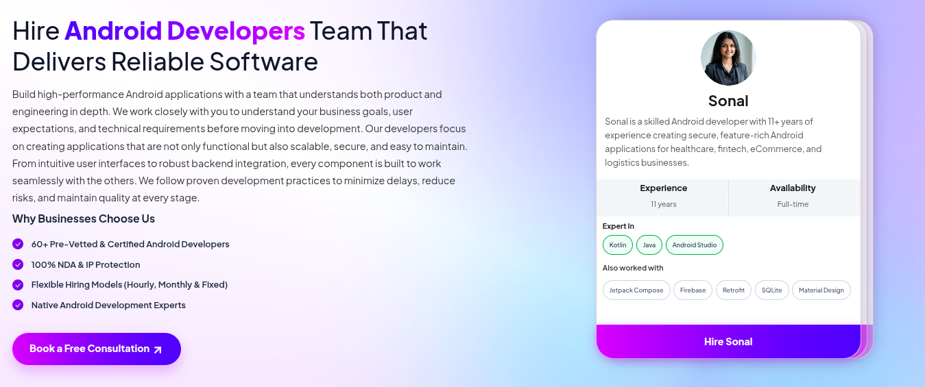Hire Android App Developers from India | Expert Android Coders