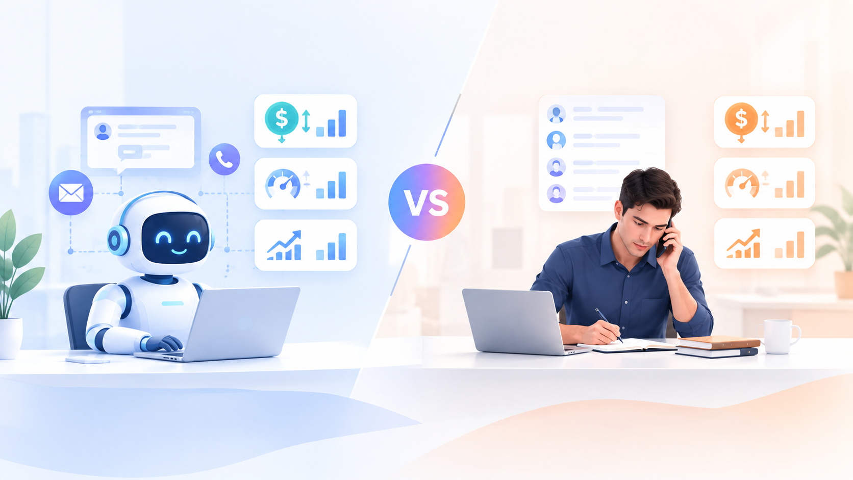 AI SDR ROI vs Traditional SDR: Performance & Cost | Agix Technologies