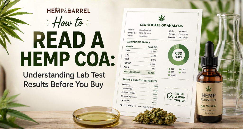 How to Read a Hemp COA: Lab Test Results Explained