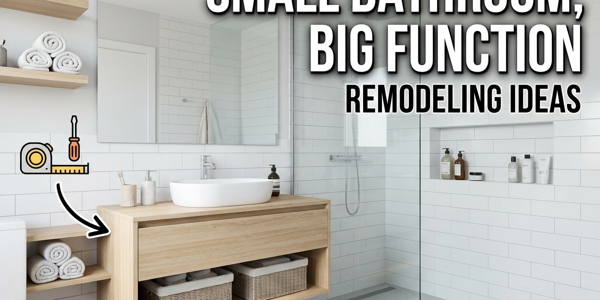 Bathroom Remodeling Ideas for Making a Small Bathroom Feel More Functional