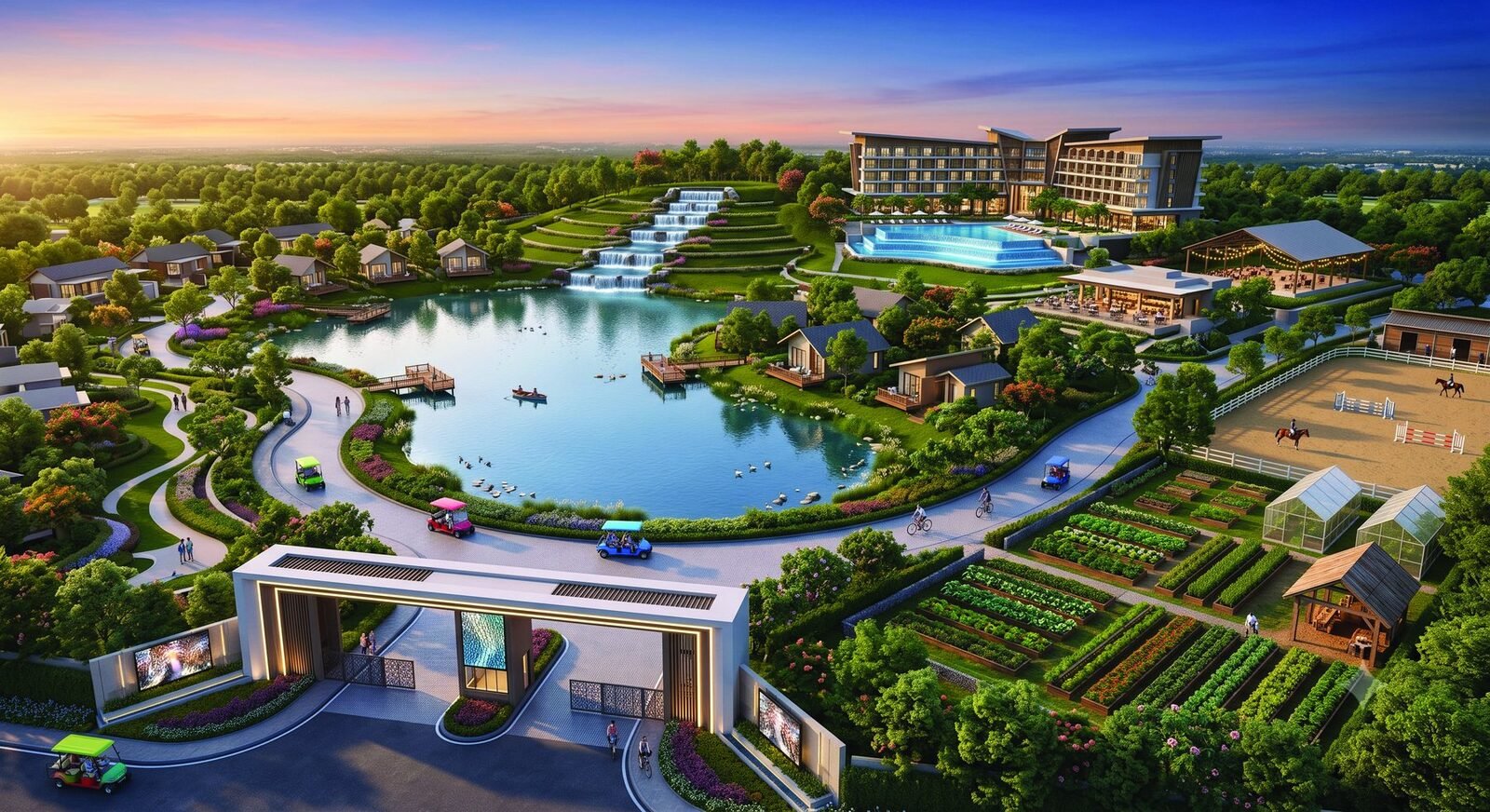 Nehlia Santo Hills Farmhouse Neemrana | Price & Plots