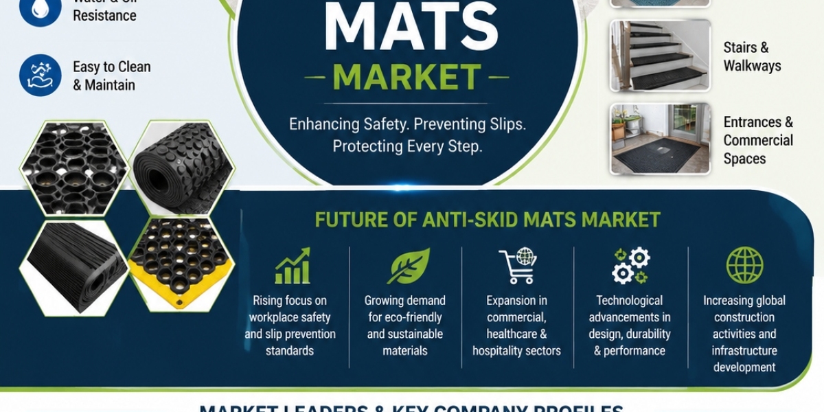 Anti-Skid Mats Market Analysis: Ergonomic, Anti-Fatigue, and Safety Slip-Resistant Solutions Forecast to 2034