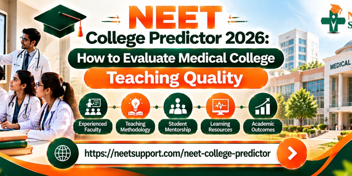 NEET College Predictor 2026: How to Evaluate Medical College Teaching Quality