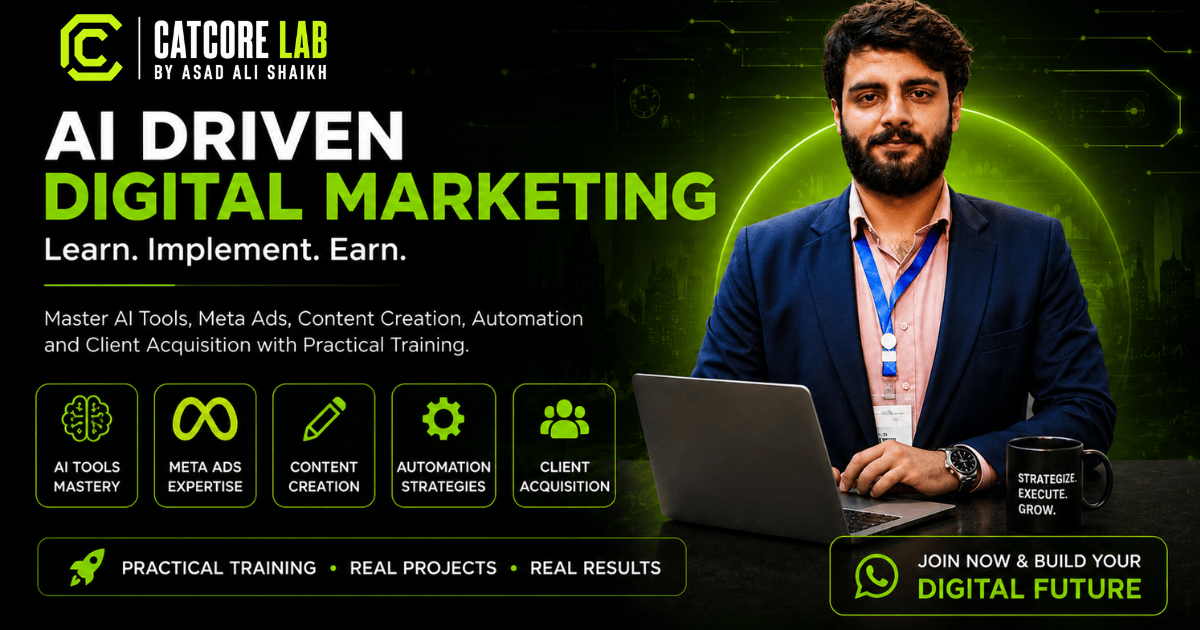 Digital Marketing Courses in Pakistan | Catcore Lab