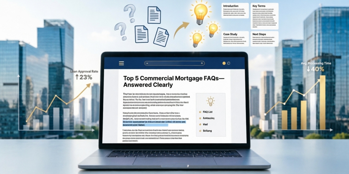 How to Turn Commercial Mortgage FAQs Into Blog Posts