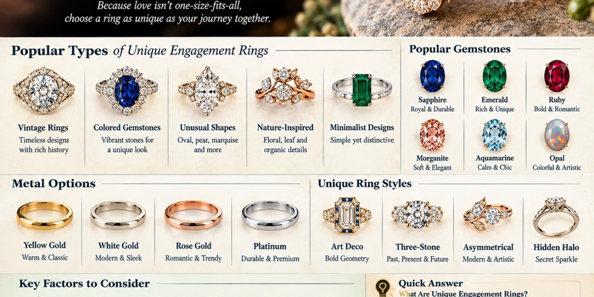 Unique Engagement Rings: How Do You Find a Ring That Stands Out?